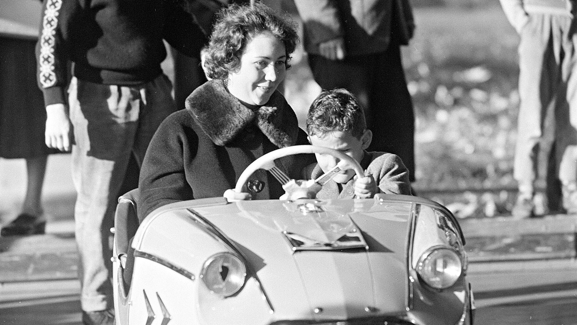 Messeplatz damals: 1960 sahen die Botschauteli auf dem Messeplatz so aus. Staatsarchiv Basel-Stadt, BSL 1013 1-1465 1 (Foto Hans Bertolf).