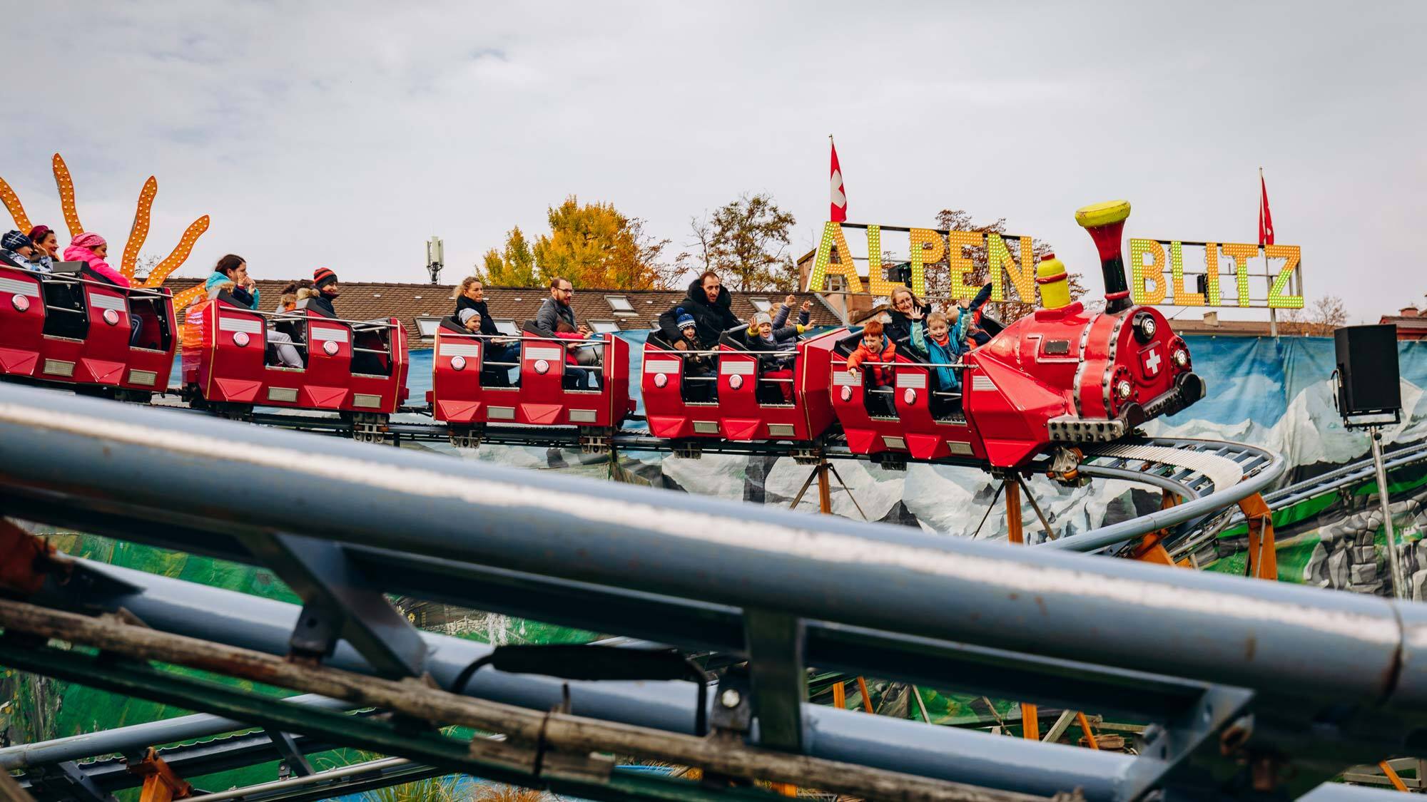 Schweizerischer Alpenblitz.